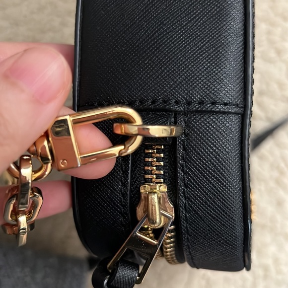 Tory burch Robinson Round Crossbody Bag Black preowned - Picture 13 of 15